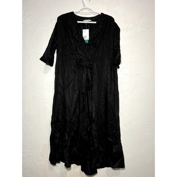 NWT H&M L.O.G.G. oversized whisigoth fairy grunge witchy emo goth punk dress XS - Picture 1 of 9